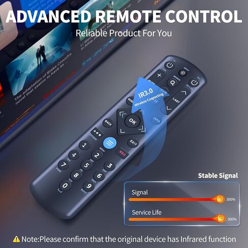 URC1160 Replacement for Spectrum Smart TV Backlit Remote Control in Saudi Arabia