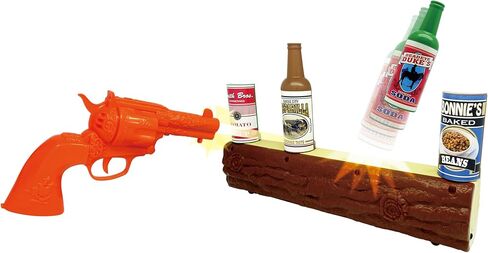 Dragon-i: Wild West Gunslinger - Log Target Toy Shooting Game Set, Infra-Red Beam, 20' Range, Shot-Ricochet Sounds, Food & Drink Can Targets, Kids 3+ in Saudi Arabia