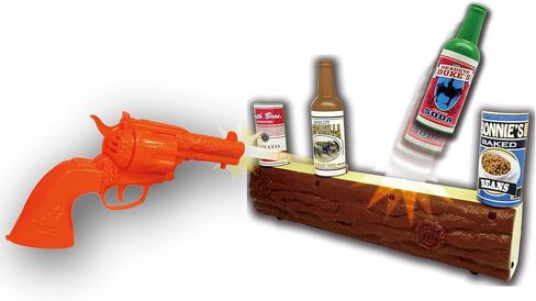Dragon-i: Wild West Gunslinger - Log Target Toy Shooting Game Set, Infra-Red Beam, 20' Range, Shot-Ricochet Sounds, Food & Drink Can Targets, Kids 3+ in Saudi Arabia