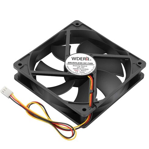 DC 120mm x 25mm Slim Wing 12V 3PIN-Silent Brushless PC Case Cooling Fan for Computer/Heatsink/Radiator Replacement-(SW120 X 2-1500RPM) in Saudi Arabia