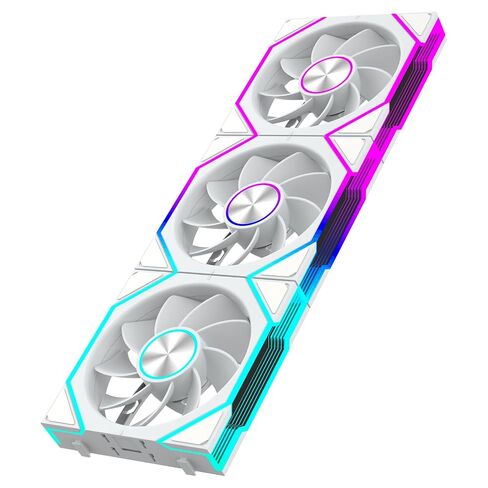 JEYI 120mm ARGB Case Fan 3-Pack Daisy Chain PWM Forward, White in Saudi Arabia