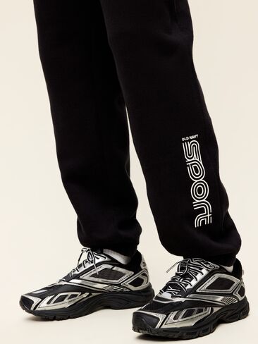 Old Navy Baseline Fleece Jogger Sweatpants - Black Jack in Kuwait