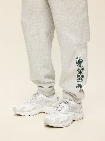 Old Navy Baseline Fleece Jogger Sweatpants - Heather Gray in Saudi Arabia