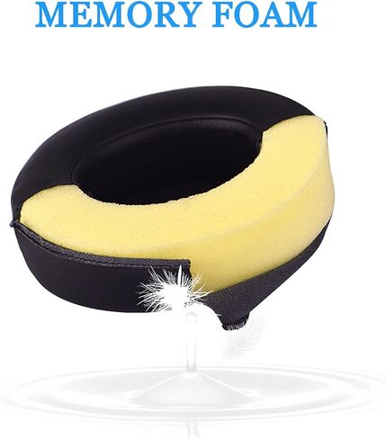 Aiivioll Replacement Ear Pads Compatible with ATH-SR30BT Headphone, Over-Ear Headphones Ear Pads, Protein Leather Ear Pads Repair Parts(Black) in Saudi Arabia