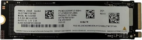 Oemgenuine OEM Samsun 256GB M.2 PCI-e NVME SSD GEN 4X4 Internal Solid State Drive 2280 Form Factor M Key in Kuwait