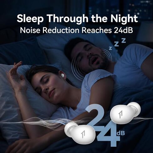 1MORE Noise Cancelling Earbuds for Sleep, Mini Sleep Headphones in Saudi Arabia