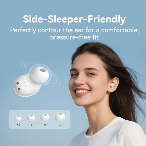 1MORE Noise Cancelling Earbuds for Sleep, Mini Sleep Headphones in Saudi Arabia