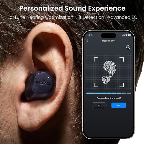 TOZO NC9 Pro Active Noise Cancelling Wireless Earbuds, LDAC Hi-Res Audio in Saudi Arabia