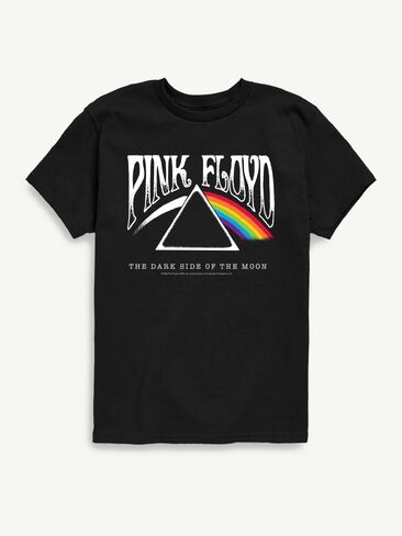 Old Navy Pink Floyd Dark Side Of The Moon Short Sleeve T-Shirt For Boys - Black in Kuwait