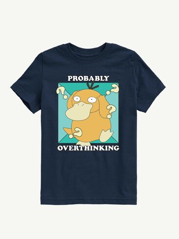 Old Navy Pokemon Probably Overthinking Short Sleeve T-Shirt For Boys - Navy in Kuwait