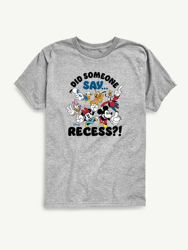 تي شيرت Old Navy Disney Did Someone Say Recess قصير الأكمام للأطفال الصغار - ATHLETIC Heather in Kuwait