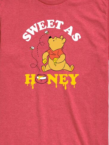 Old Navy Winnie The Pooh Sweet As Honey- Short Sleeve T-Shirt For Toddler - Heather Red in Kuwait