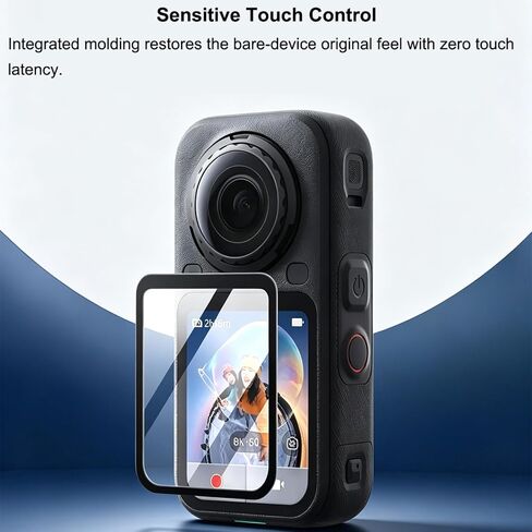 Screen Protective Film For Insta360 X6, Tempered Glass HD Anti Scratch Anti Glare Full Coverage Screen Protector for 360 X6 in Kuwait