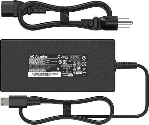 240W USB Tip Charger Compatible with MSI Raider GE76 GE66, Vector GP76 GP66, Stealth GS77, Katana 15 17, Creator Pro Z16P Z17, A20-240P2A A240A007P S93-0409410-C54 Laptop Power Adapter Cord in Saudi Arabia