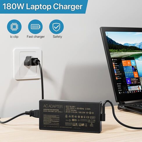 180W 6.0×3.7mm Charger Fit for ASUS ROG Zephyrus ADP-180TB H in Saudi Arabia
