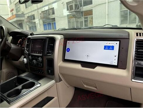 ASVEGE 17inch Passenger Screen for Dodge Ram 1500 2500 3500 2013-2018 in Saudi Arabia