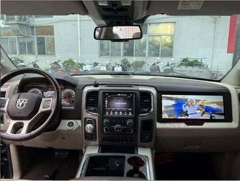 ASVEGE 17inch Passenger Screen for Dodge Ram 1500 2500 3500 2013-2018 in Saudi Arabia