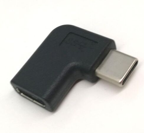 USB C Male to Female Adapter Pcs 90 Degree Angle USB 3.1 in Saudi Arabia