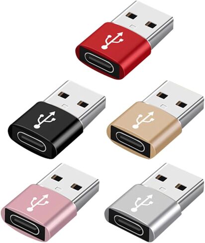 5pcs USB C to 3.0 Converter Aluminum Alloy Adapter for Phone Laptop in Saudi Arabia