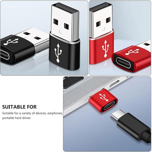 5pcs USB C to 3.0 Converter Aluminum Alloy Adapter for Phone Laptop in Saudi Arabia
