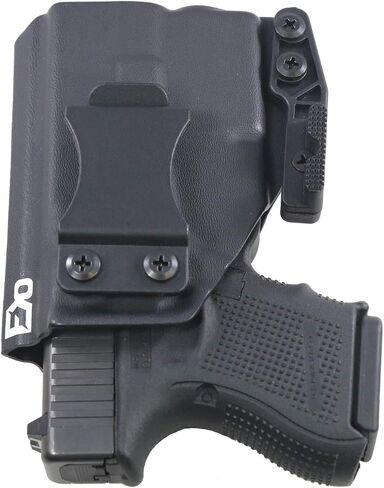 FDO Industries (Formerly Fierce Defender IWB Kydex Holster Compatible with Glock 26 w/ TLR6 -The Paladin Series -Made in USA- in Saudi Arabia