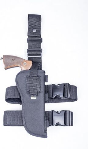 Nylon Thigh Holster with 6 Ammo Loops for Most 6.5-7" 6-Shot Revolvers by OUTBAGS USA in Kuwait