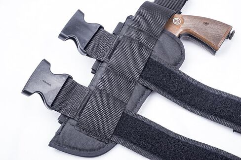 Nylon Thigh Holster with 6 Ammo Loops for Most 6.5-7" 6-Shot Revolvers by OUTBAGS USA in Kuwait