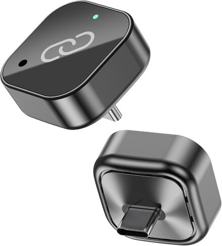 USB-C Wireless CarPlay & Android Auto Adapter, Plug-in Dongle Converts Factory Wired CarPlay/Android Auto to Wireless in Kuwait