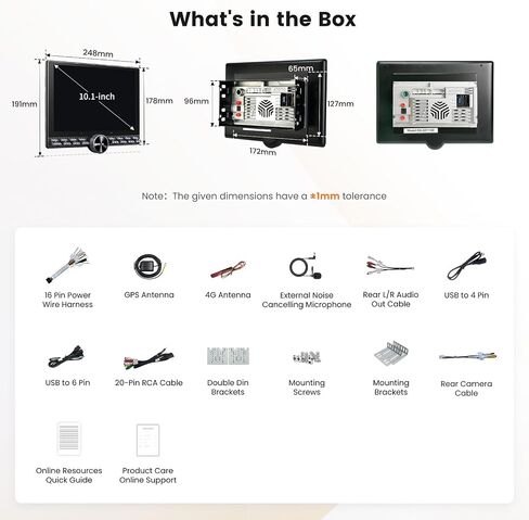 ATOTO S8L 10.1" AI Android Double Din Car Stereo, 4G LTE, 4G+64G Car Radio in Saudi Arabia