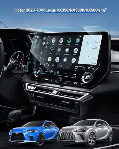 RX 350 Screen Protector for 2023 2024 2025 2026 Lexus RX350 & TX350 Accessories 14" Tempered Glass GPS Navigation Touchscreen Protector for RX 350/350h/500h & 2024 2025 2026 TX 350/500h HD Clear in Saudi Arabia