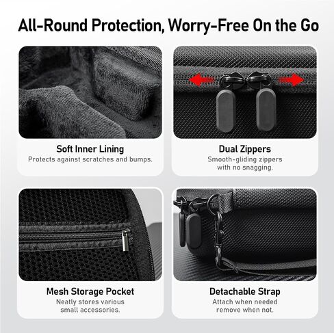 CYNOVA Carrying Case for Osmo Pocket 4P Accessories, Portable Storage Bag in Saudi Arabia
