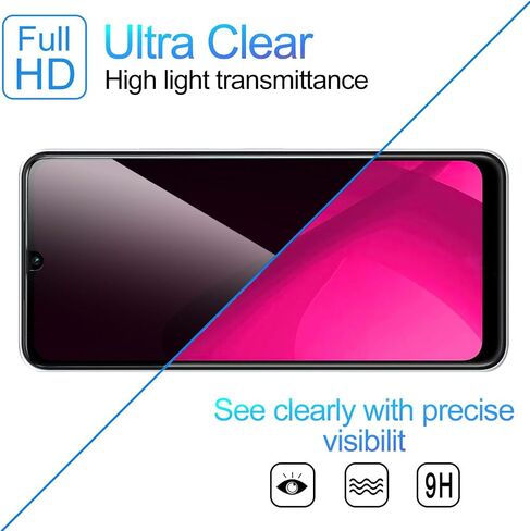 عبوتان من واقي شاشة الخصوصية لجهاز T-Mobile Revvl 7 5G in Saudi Arabia
