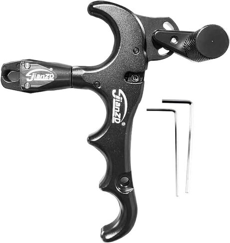 Bow Release for Compound Bow 4 Finger, 360° Rotatable Auto Caliper in Kuwait