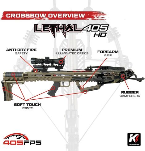 Killer Instinct Lethal 405HD Crossbow Bundle in Saudi Arabia
