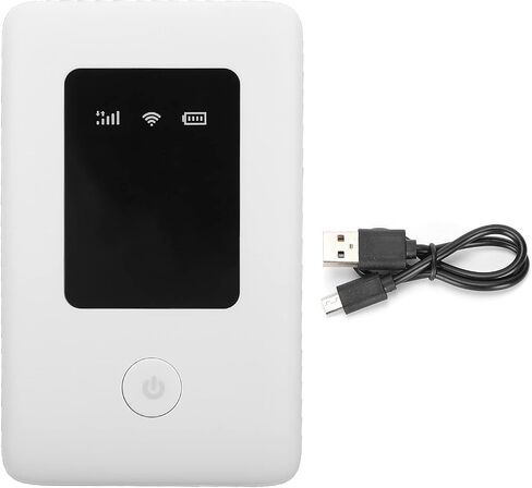 Portable Mobile WiFi Router 4G LTE CAT4 High Speed Internet Hotspot with Long Battery Life for Travelers in Asia Europe Africa Lightweight Compact Design Supports 10 Devices in Saudi Arabia