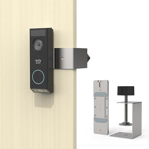 Anti-Theft Mount for eufy Security Video Doorbell E340, Doorbell Camera Holder for eufy doorbell e340, Doorbell Mounting Bracket Corner Mount Wedge Stand Kit Accessory for Eufy Video Doorbell E340 in Saudi Arabia