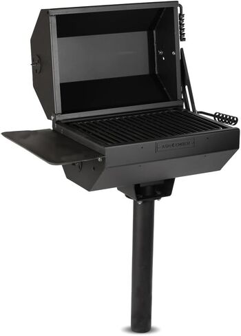 Titan Great Outdoors Ash & Ember Park-Style Charcoal Grill & Smoker in Saudi Arabia