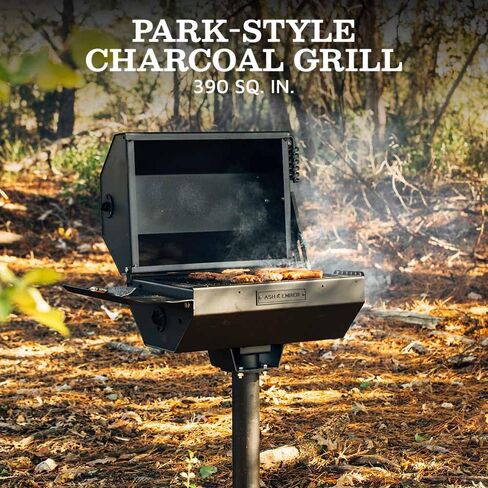 Titan Great Outdoors Ash & Ember Park-Style Charcoal Grill & Smoker in Saudi Arabia