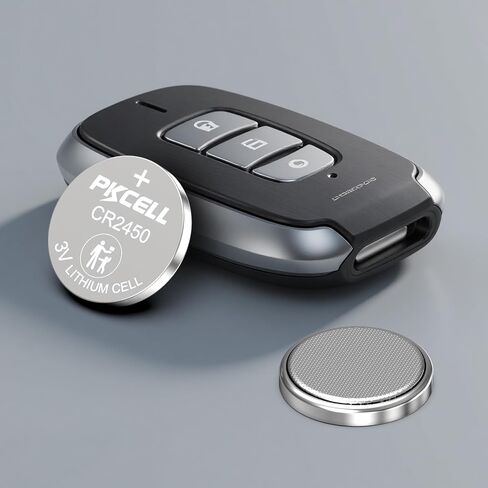 PKCELL 10 حزمة بطارية CR2450 بطارية ليثيوم CR2450 3V in Kuwait