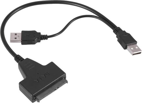 USB 2.0 to SATA Adapter for 2.5/3.5 Inch HDD SSD Desktop Laptop in Saudi Arabia