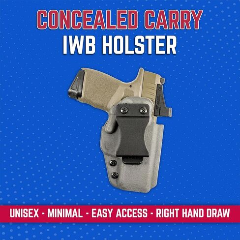 Desantis Mean Streak IWB Holster for Men & Women - Right Hand, Pewter Gray in Saudi Arabia