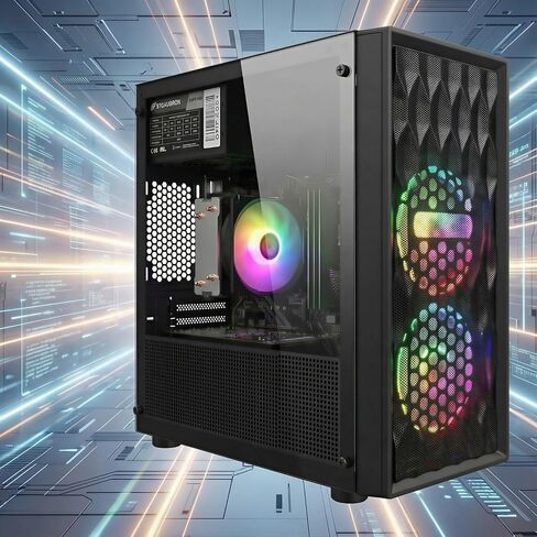 STGAubron Gaming PC Desktop,Core i5-9400F,RX 580 8G,16G DDR4,512G SSD in Saudi Arabia