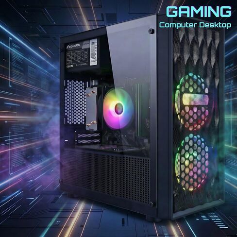 STGAubron Gaming PC Desktop,Core i5-9400F,RX 580 8G,16G DDR4,512G SSD in Saudi Arabia