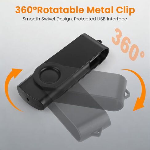 محرك أقراص فلاش سعة 16 جيجابايت 10 عبوات ومحرك أقراص USB سعة 64 جيجابايت 2 حزمة، محرك أقراص فلاش USB دوار للكمبيوتر، محرك أقراص فلاش USB 2.0 مع مؤشر LED، محركات أقراص مضغوطة للنسخ الاحتياطي لتخزين البيانات in Kuwait