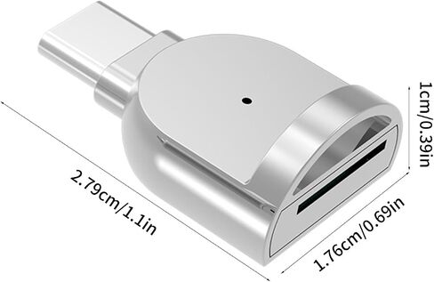 Secure Metal Type C to Memory Card Reader for Seamlessly Photo Video Import from Cameras to Phones Metal USB C Lin in Saudi Arabia