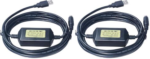 PLC Micrologix Cable USB Interface Compatible PLC Micrologix 1000, 1200, 1400 Series with USB-1761-CBL-PM02 8 Pin Round Aapater in Saudi Arabia