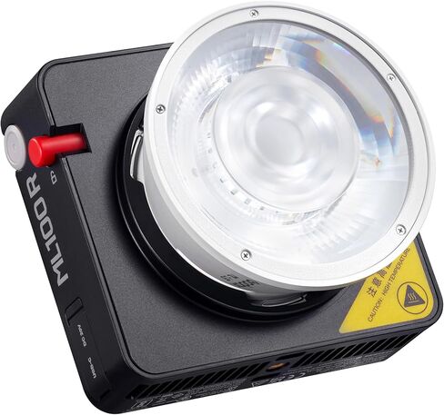 Godox ML100R 110W RGB LED Video Light (Black) – Full Color 1800K-10000K, CRI 95+, 14 FX Effects, App Control, Multi-Power Support, Portable COB Light for Photography, Filmmaking & Live Streaming in Kuwait