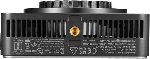 Godox ML100R 110W RGB LED Video Light (Black) – Full Color 1800K-10000K, CRI 95+, 14 FX Effects, App Control, Multi-Power Support, Portable COB Light for Photography, Filmmaking & Live Streaming in Kuwait