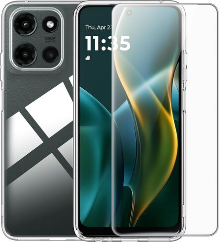 واقي شاشة Moto G Stylus 5G 2025 لهاتف Motolora Moto G Stylus (عبوتان) غطاء من الزجاج المقوى مع حافظة، صلابة 9H، مضاد للخدش، صديق للحافظة، خالي من الفقاعات، شفاف عالي الدقة in Kuwait