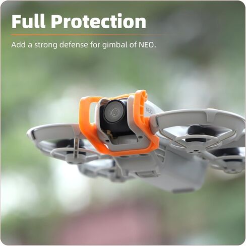 Lens Protector Cover for DJI NEO, Anti-impact Gimbal Camera Accessory (Orange) in Saudi Arabia
